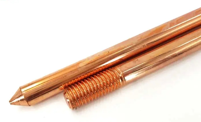 Electric Grounding Copper Coated Earthing Rod Non-Threaded Type
