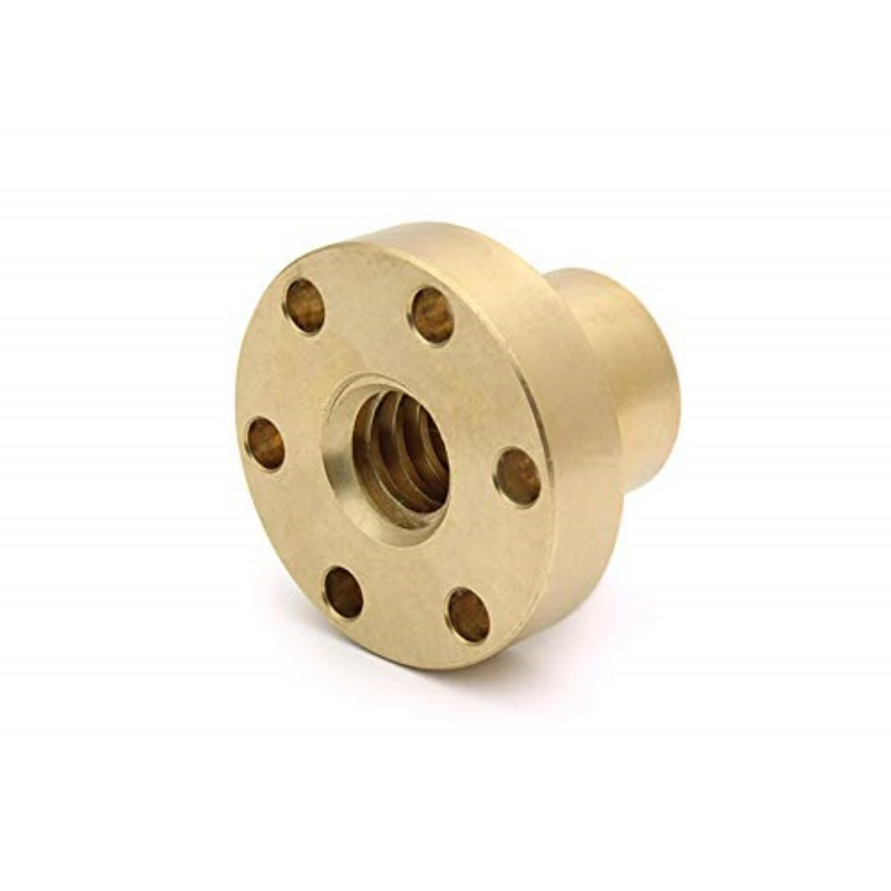 Customizable Brass Trapezoidal Thread Nut