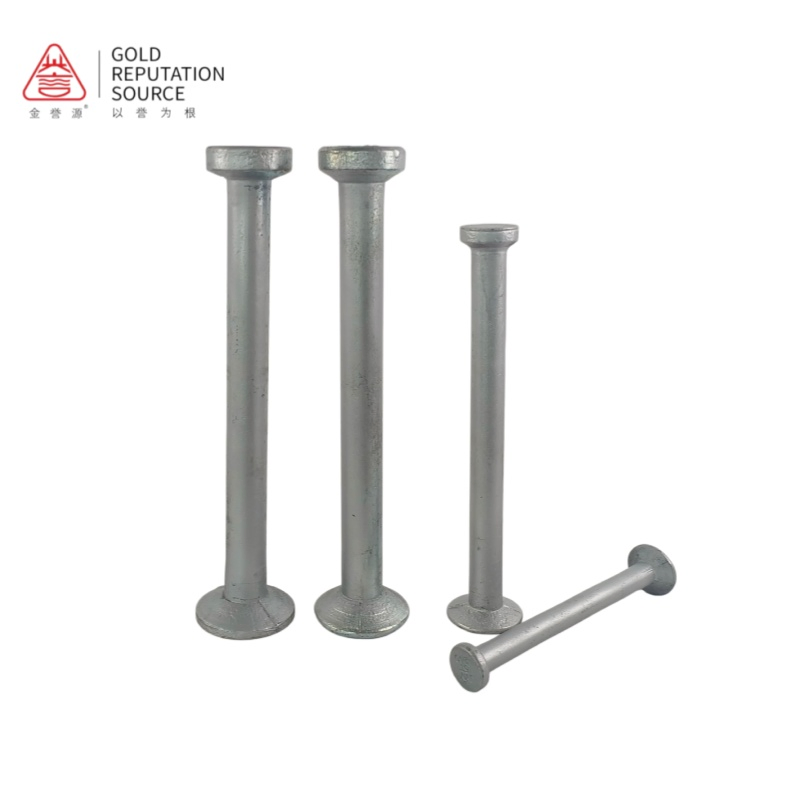 Corrosion-Resistant Round Head Lifting Pins, Embedded Fasteners for Prefabricated Building PC Components, 2.5t/5t Load Capacity