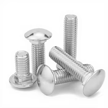 Carriage Bolts for Wooden Deck Construction Stainless Steel &amp; Carbon Steel Fasteners