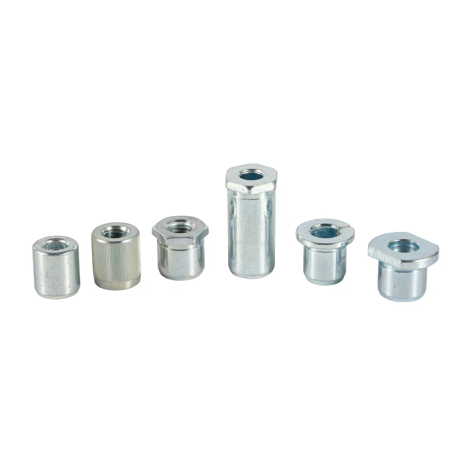 Professional OEM CNC Machining Service Special Shape Threaded Nuts Sleeve Fasteners for Automotive and Machinery Industry