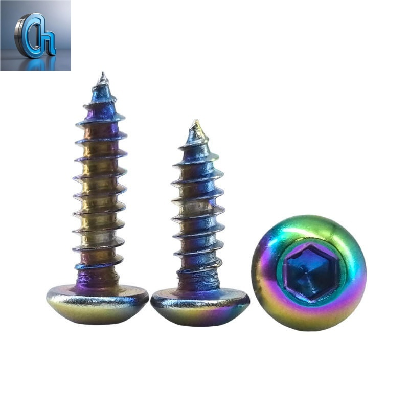 Custom Gr5 High Strength Titanium Alloy Screws Nuts Fasteners Corrosion Resistant Industrial Fastener