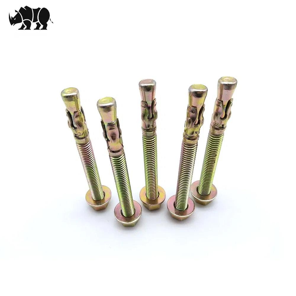 Heavy-Duty Stainless Steel Sleeve Wedge Anchor Fasteners for Construction