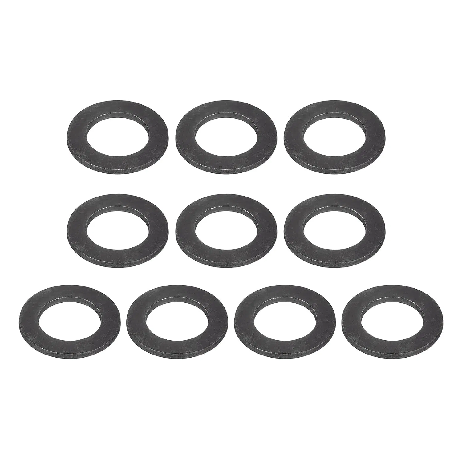 Carbon Steel Flat Washer Fits M22 Bolts, Black Oxidized Grade 8.8 Alloy Steel Fasteners