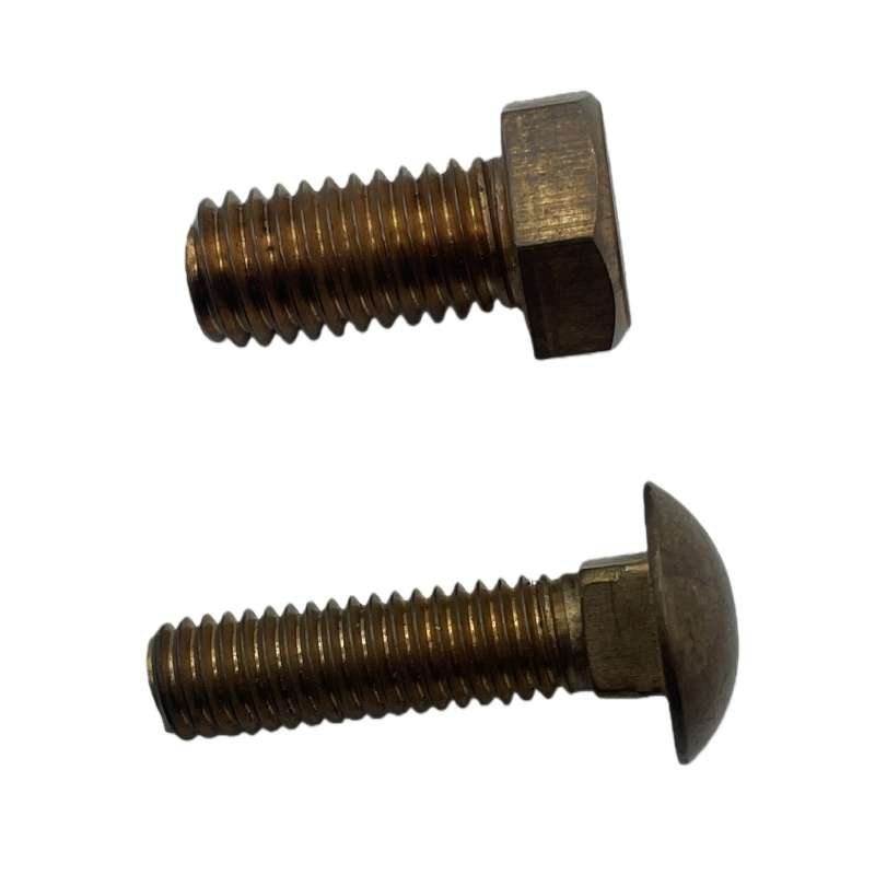 Custom Tamper Resistant Passivated Silicon Bronze C65100 Hex Bolt Marine Grade