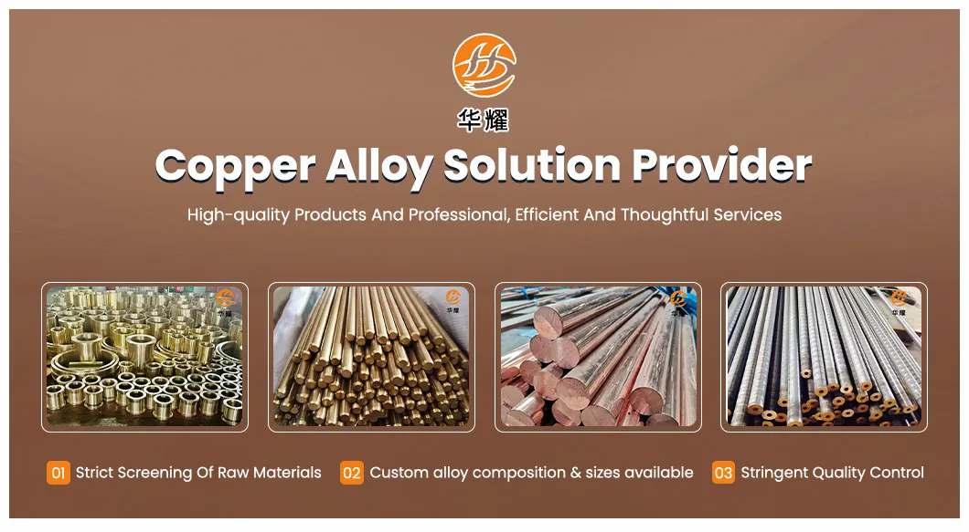 Bronze and Copper Alloy Materials Banner
