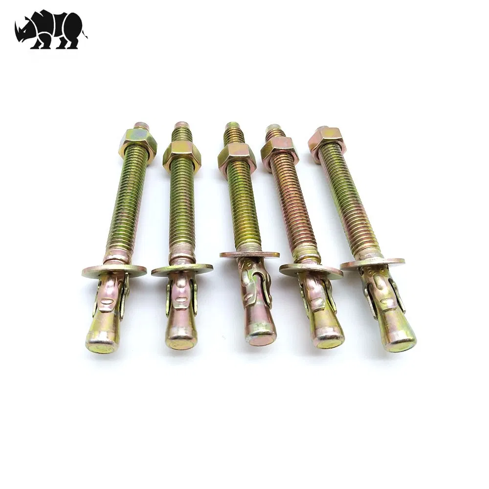 Heavy-Duty Stainless Steel Sleeve Wedge Anchor Fasteners for Construction