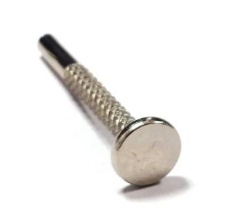 China Factory Customized Ultra Profile Head Non-Slotted Knurled Threaded Rivet Screw