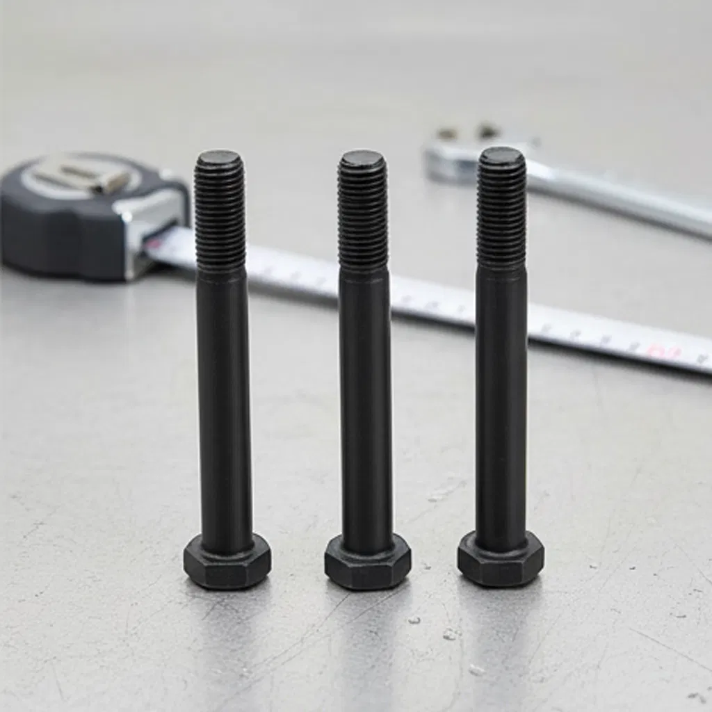 Factory Outlet High Strength Stainless Alloy Steel Half Thread Hardware Corrugated Nut Bolt Petrochemical Metal Hexagonal Stud Carriage Hex Flange Lock Fastener