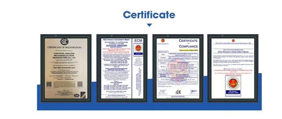 Certifications