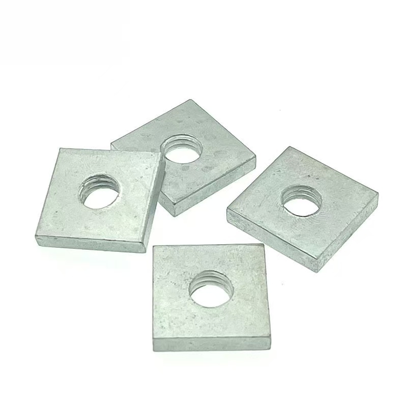 Aluminum Square Nut Fasteners with Galvanized Square Screw Cap Features