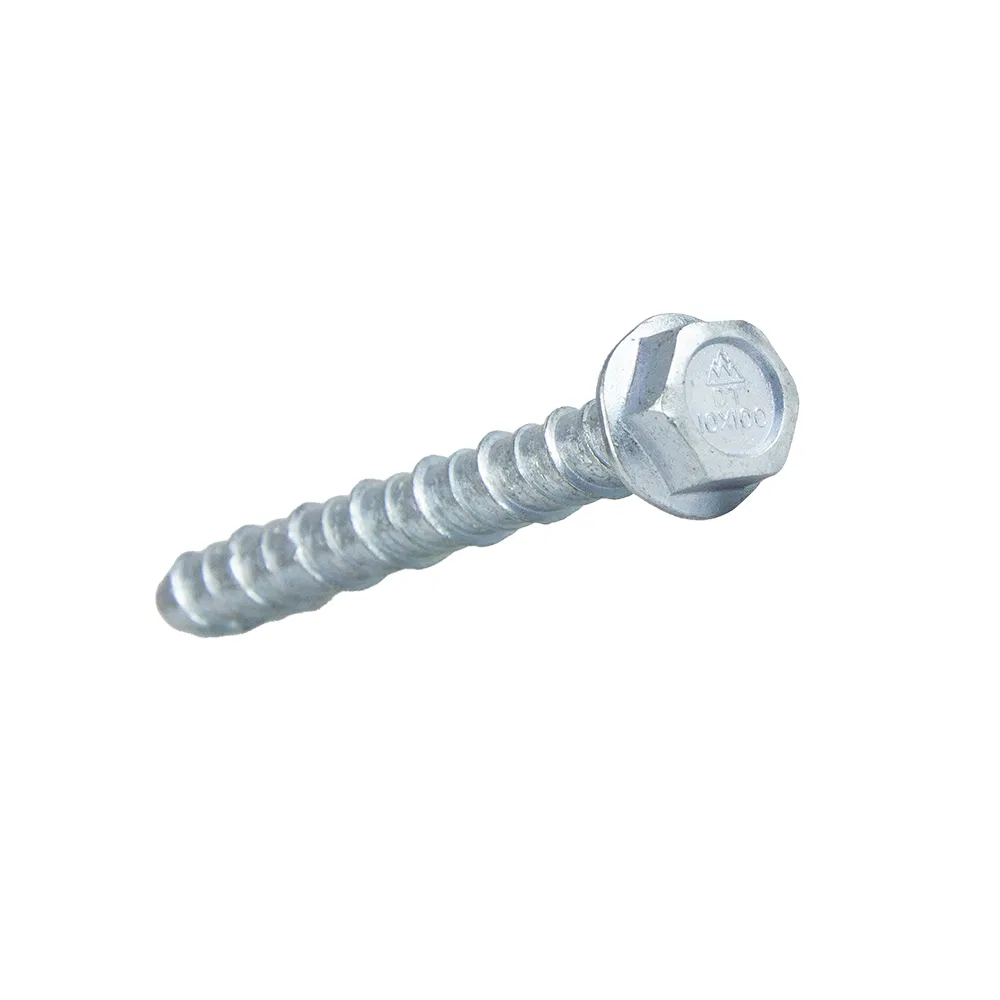 Heavy Duty Concrete Screw Anchor Hex Head High Strength Masonry Fastener Nail
