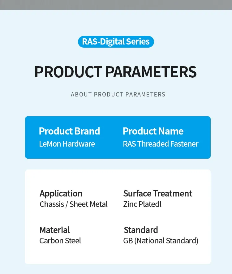 Steel Threaded Right Angle Fastener Type Ras