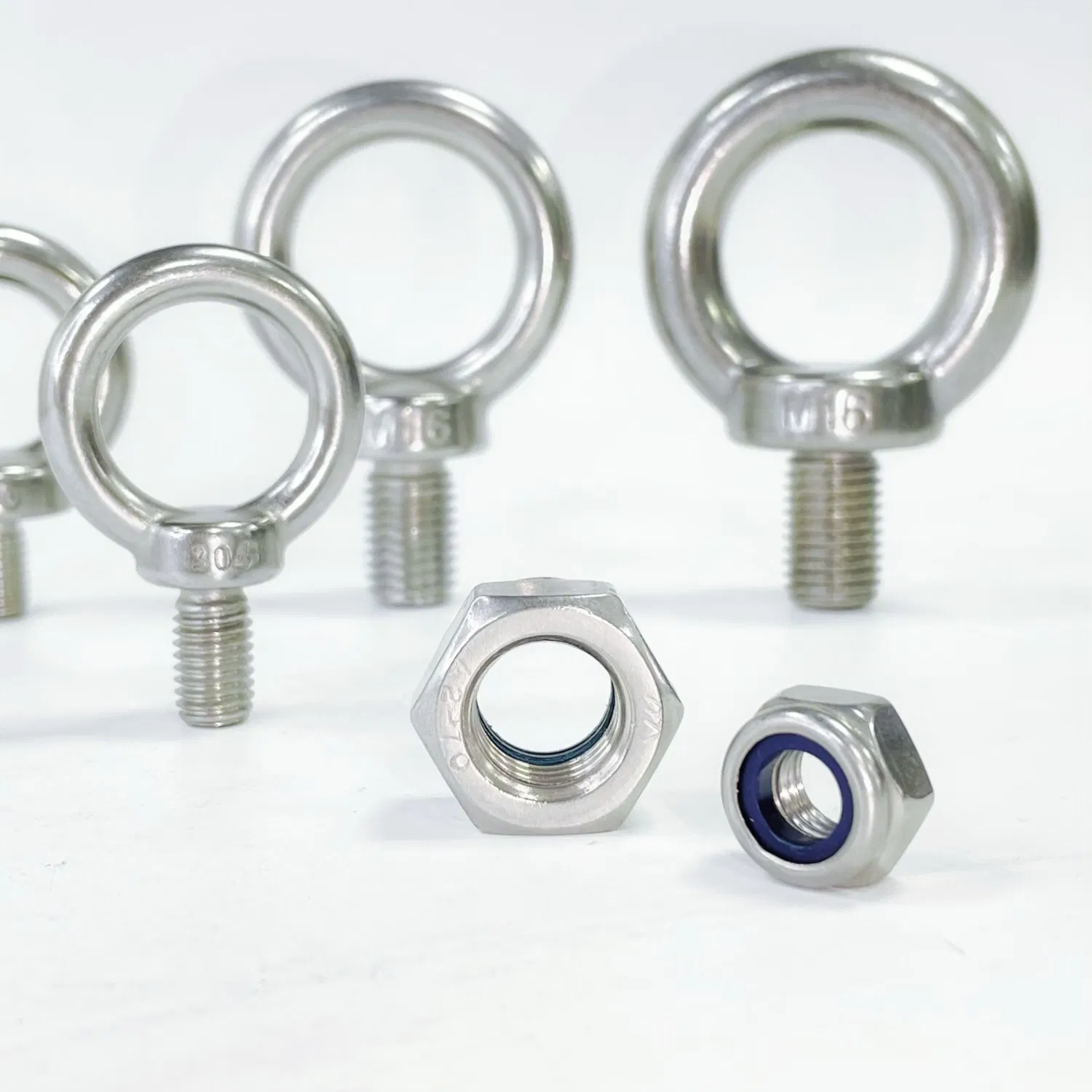 Customized Top - Selling Fasteners: Premium 316 Stainless Steel Ring Bolts &amp; Nuts Kits