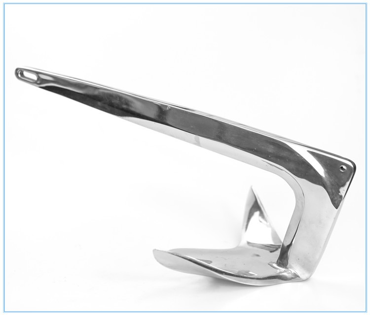 Marine Grade Delta Stainless Steel Anchor with Polished Finish