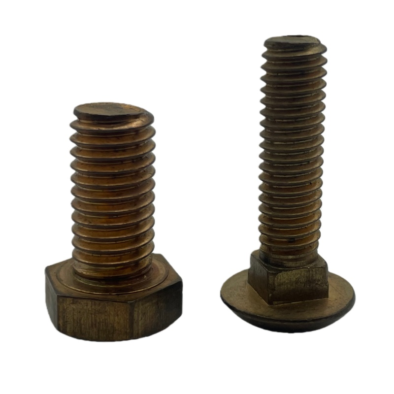Custom Tamper Resistant Passivated Silicon Bronze C65100 Hex Bolt Marine Grade