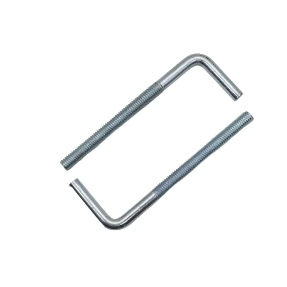 Carbon Steel 4.8 8.8 10.9 12.9 Mild Steel L-Bolt Fastener with Hex Nut DIN3570 M12 M14 M16 M20 Zinc Black Plain Galvanize with Quality Assurance