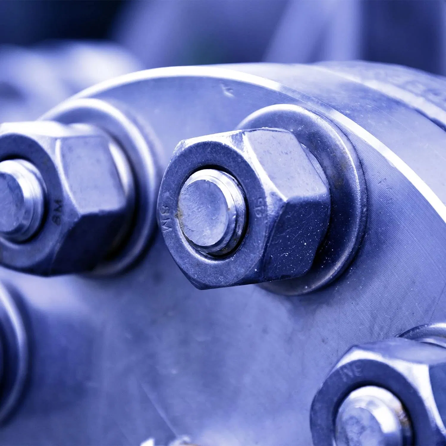 Carbon Steel Flat Washer Fits M22 Bolts, Black Oxidized Grade 8.8 Alloy Steel Fasteners