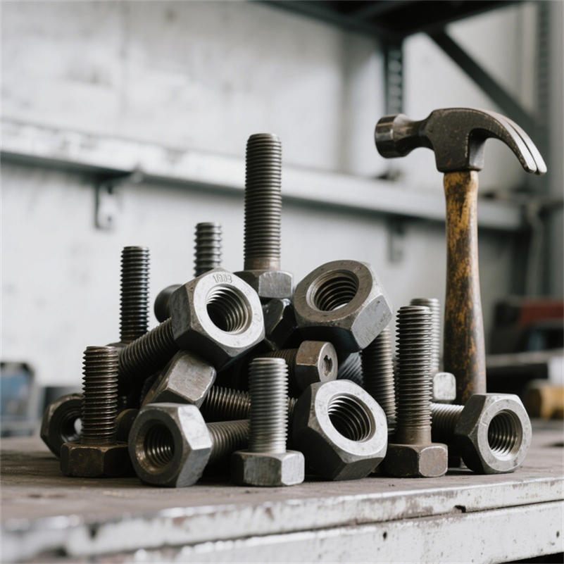 Steel Hex Bolts 8.8 Grade Solar Installation Fasteners PV System Solar Mounting