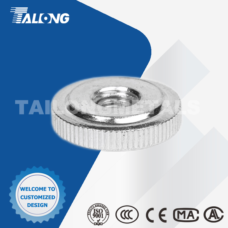 Manufacturers Supply Thick Knurled Nuts Round Nuts Custom Non-Standard Fasteners