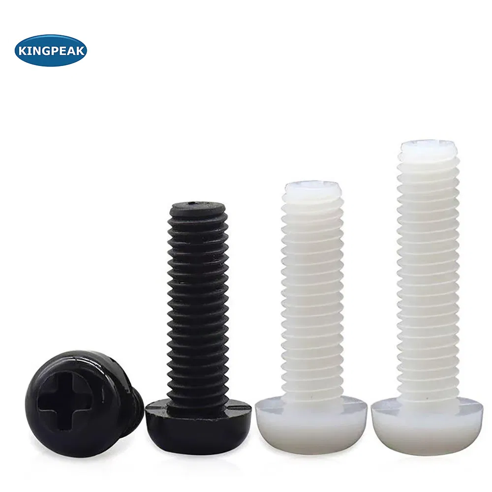 Recessed Pan Head Corrosion Resistant Metric White Black Mechanical Fasteners