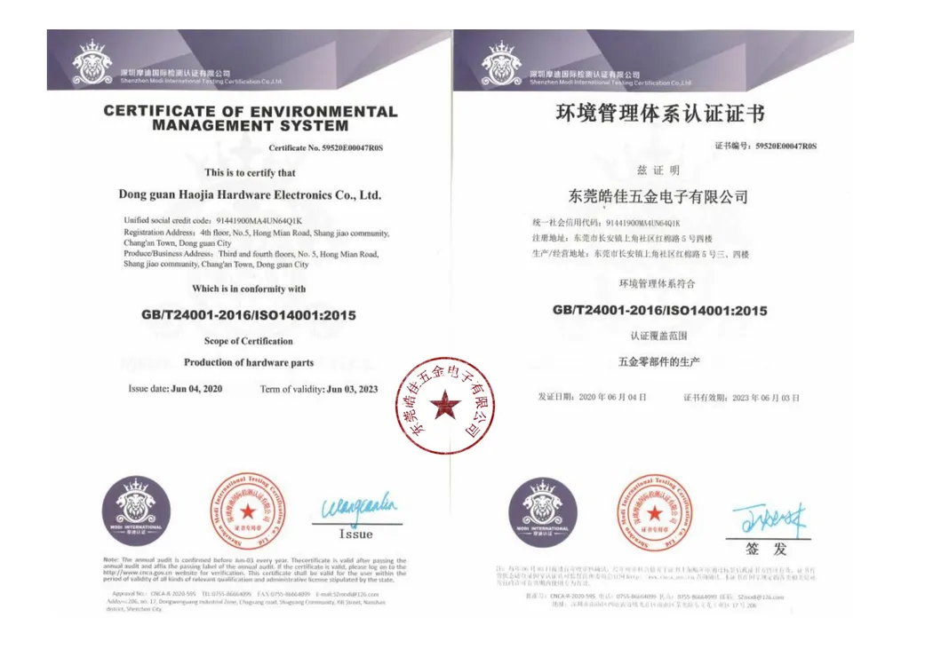 ISO Certification