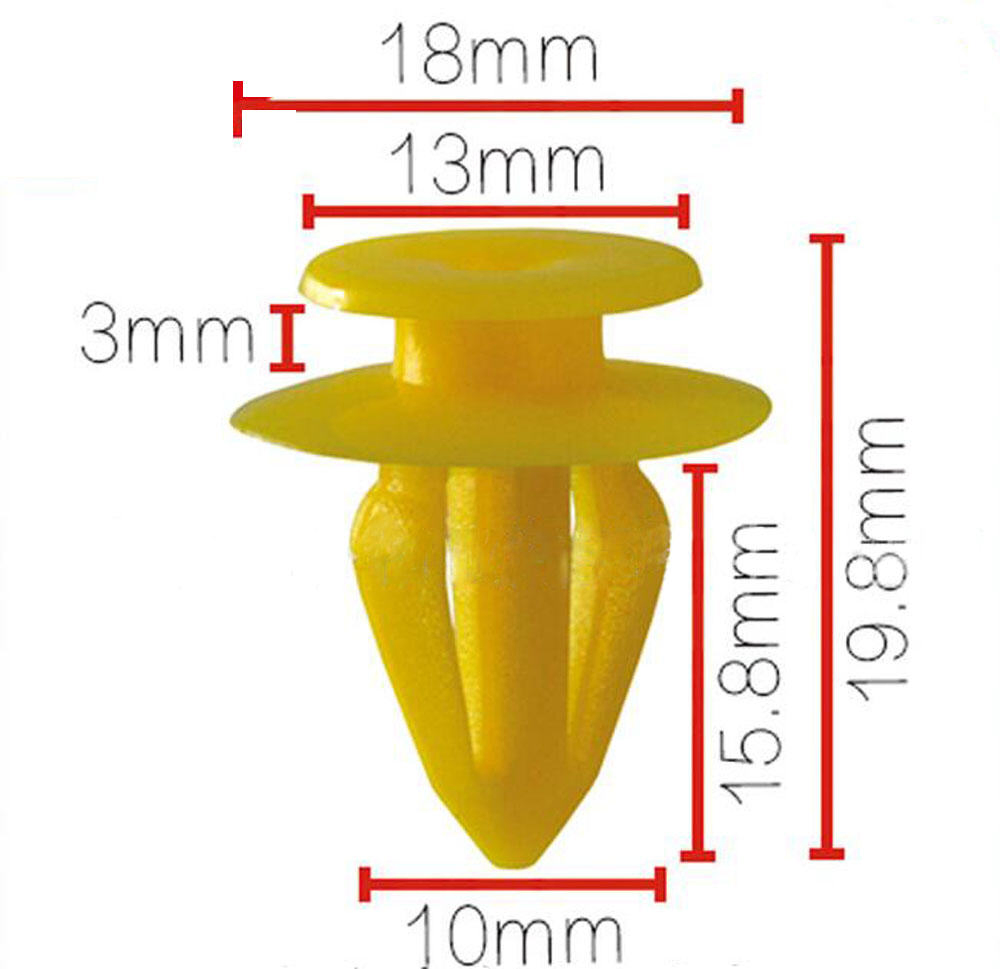Automotive Spare Parts Car Universal Body Shield Retainer Bumper Fastener Nylon Clips Car Clip Auto Plastic Rivet