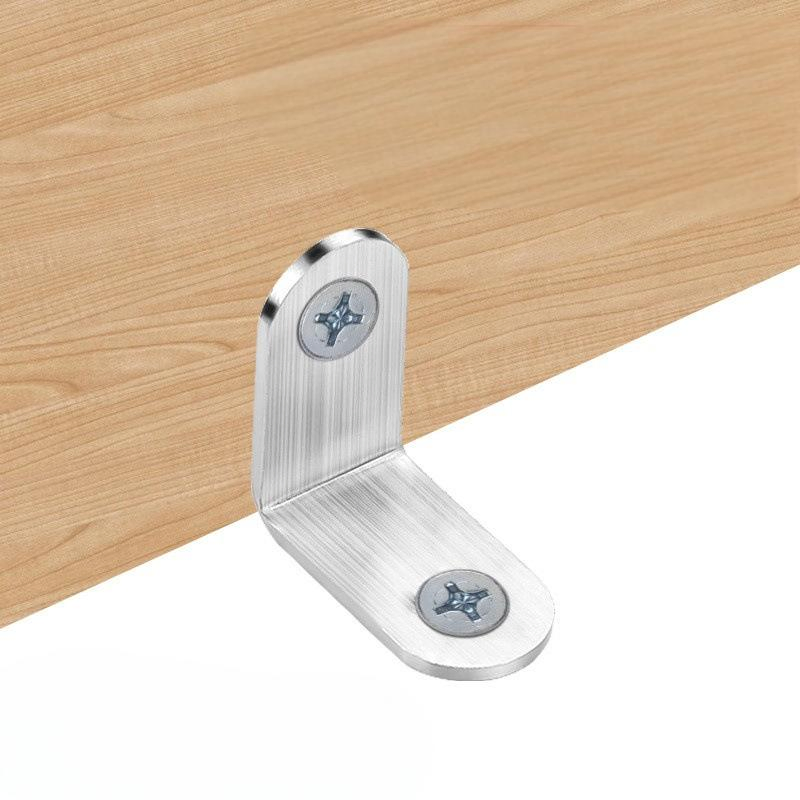 Custom Stainless Steel L-Shaped Corner Bracket Fasteners for Durable Assembly