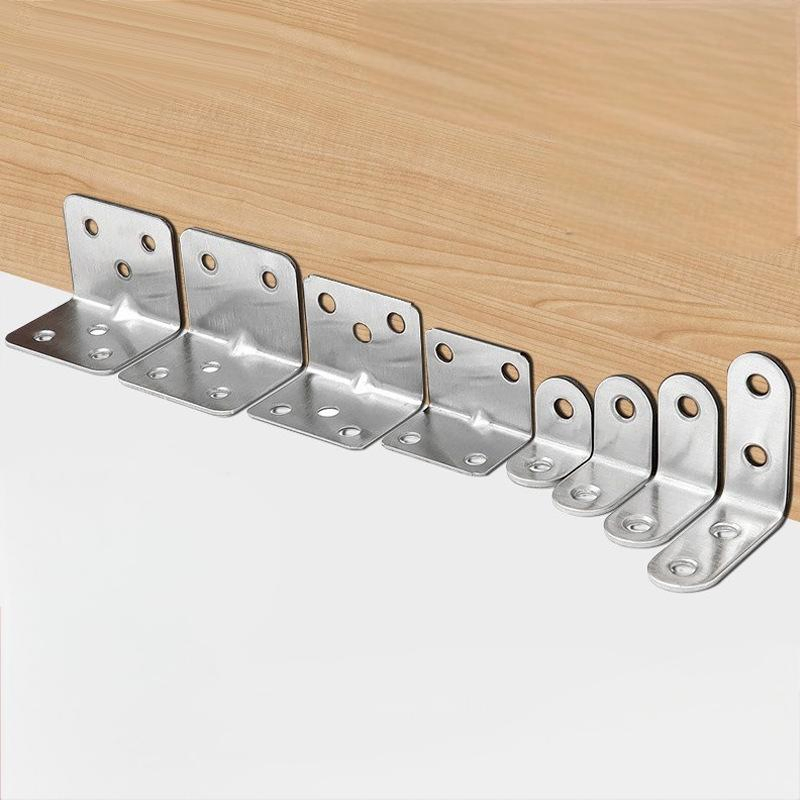 Custom Stainless Steel L-Shaped Corner Bracket Fasteners for Durable Assembly