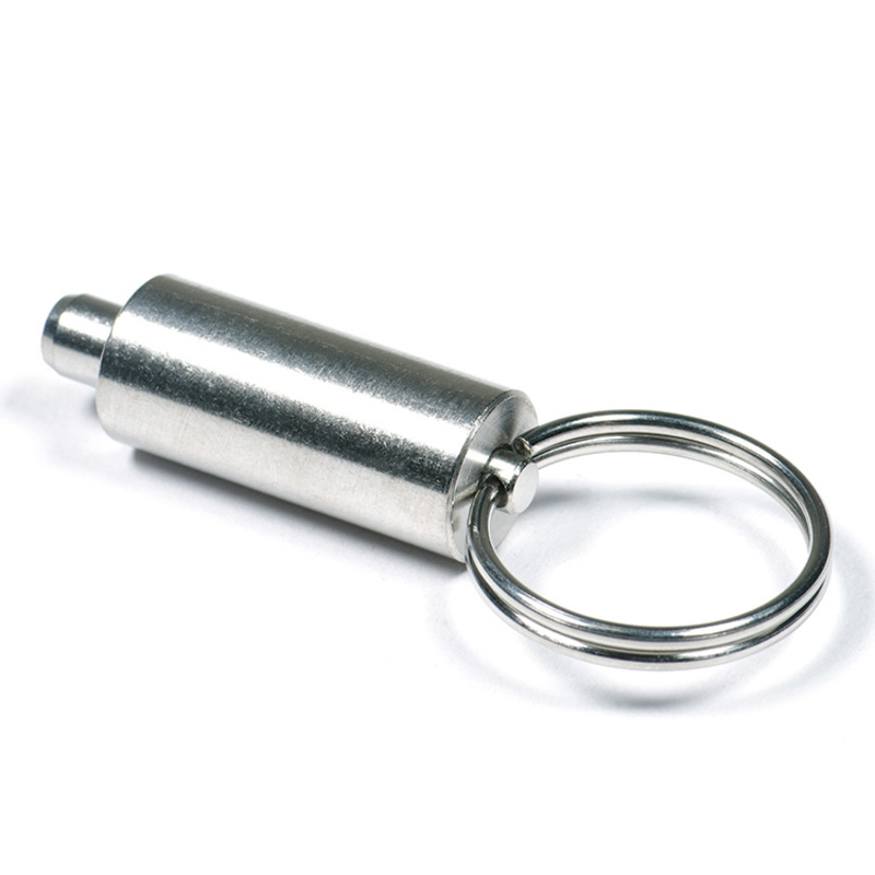 Stainless Steel Pull Ring Main Body Indexing Plunger with Non-Threaded Body