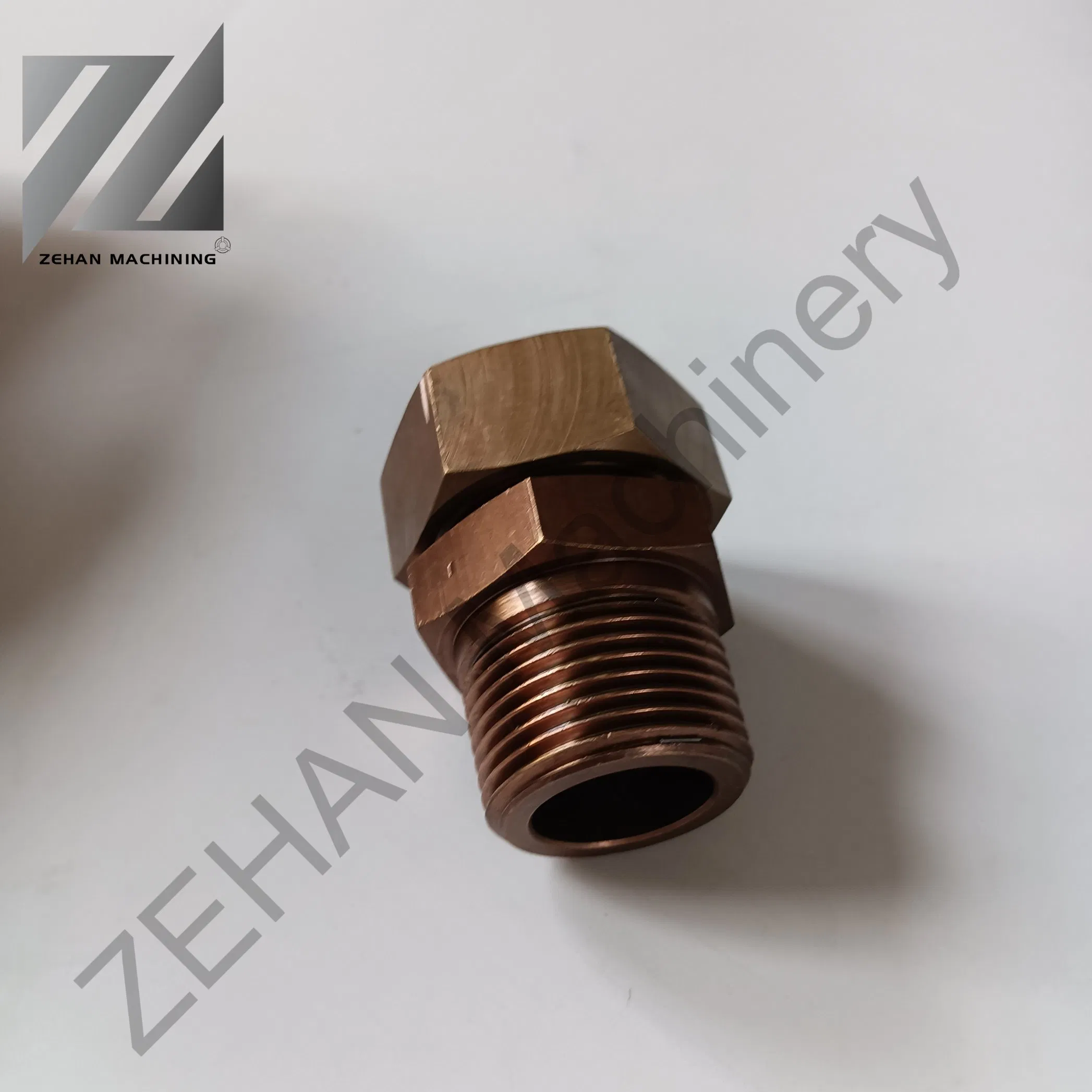Custom Wholesale Brass Pipe Coupling Male Threaded Hex Nipple Fasteners