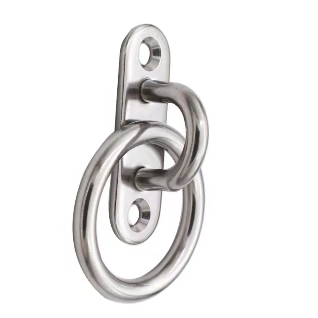 Oval Gate Fastener with Ring - High-Strength Building Hardware Accessory