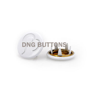 Custom Garment Accessories Pure Brass Plated Antique Pronged Snap Fasteners