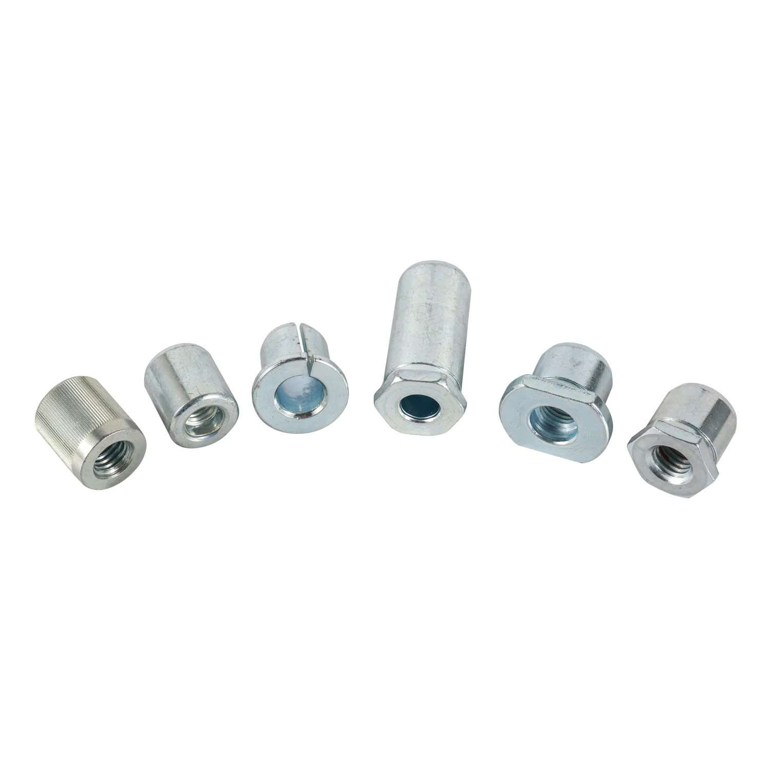 Professional OEM CNC Machining Service Special Shape Threaded Nuts Sleeve Fasteners for Automotive and Machinery Industry
