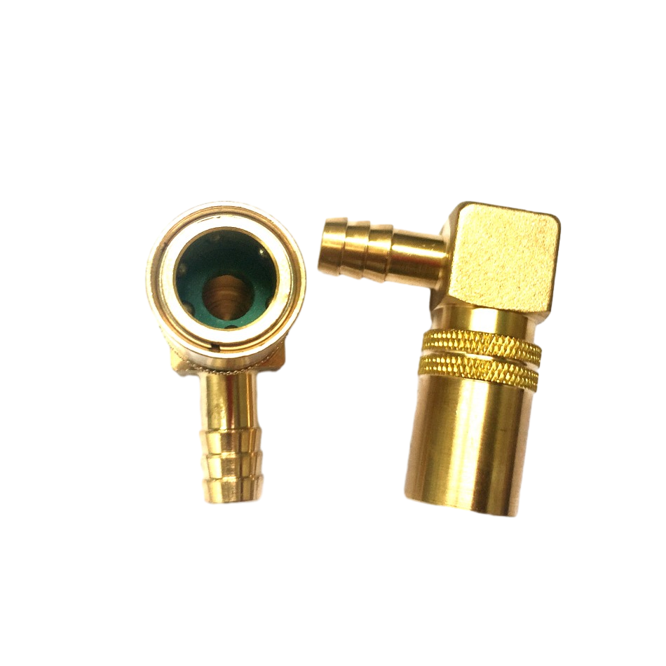 90-Degree Brass Elbow Connector