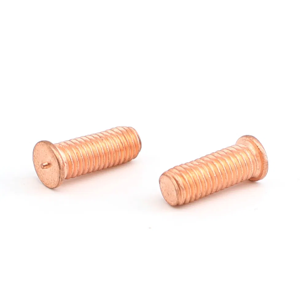 M12 SS304 Ss400 Mild Steel Non Flanged Threaded Aluminum CD Type Weld Studs Screw