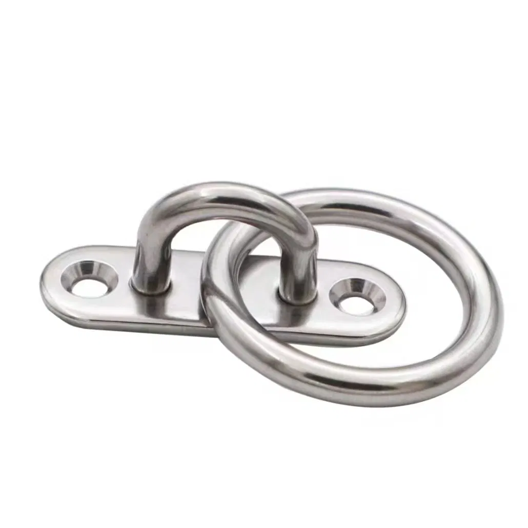 Oval Gate Fastener with Ring - High-Strength Building Hardware Accessory