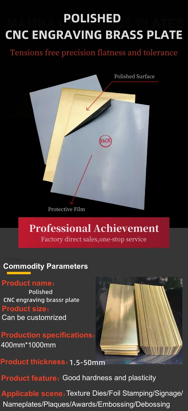 Precision Brass CNC Sheet