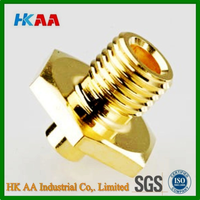 CNC Swiss Machining Brass / Aluminum Fastener