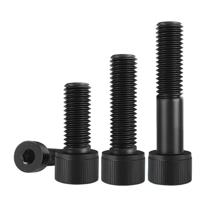 Premium Carbon Steel Black Bolt Fasteners in Custom Sizes