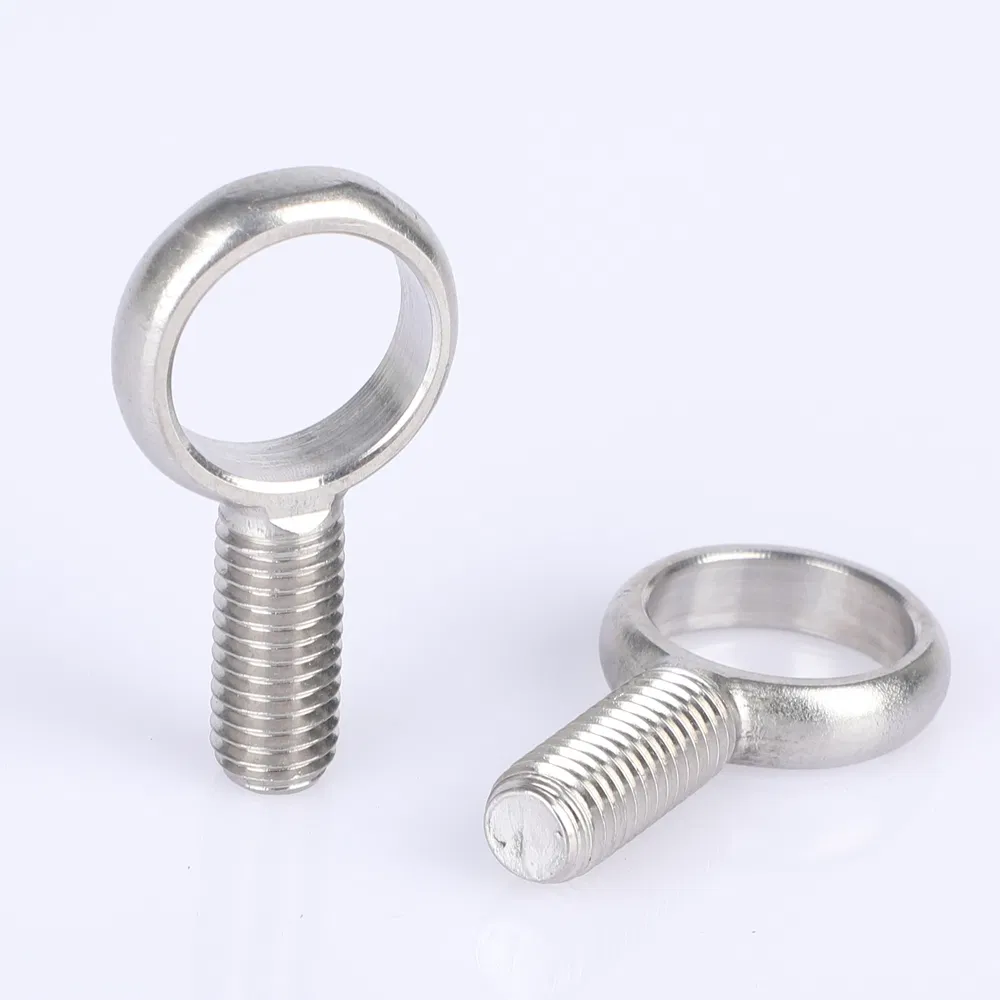 Marine Grade Polished Stainless Steel Welded Anchor Lifting Eye Bolt for Heavy Traction