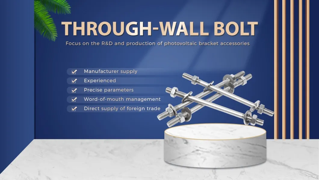 Weatherproof Wall-Through Bolt