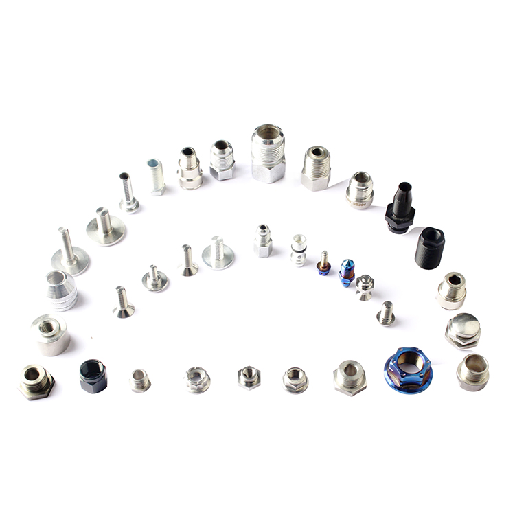 Custom Non-Standard Aluminum Brass Stainless Steel Micro Lead Spring Ground Bolt Screws Nuts Fasteners