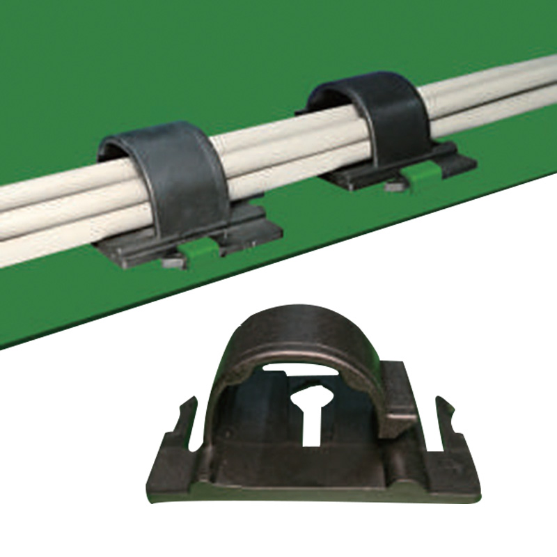 Plastic Adjustable Clamp Cable Fastener with Screws Clamp Cable Wire Rope Fitting Electrical Locking Cable Clamp