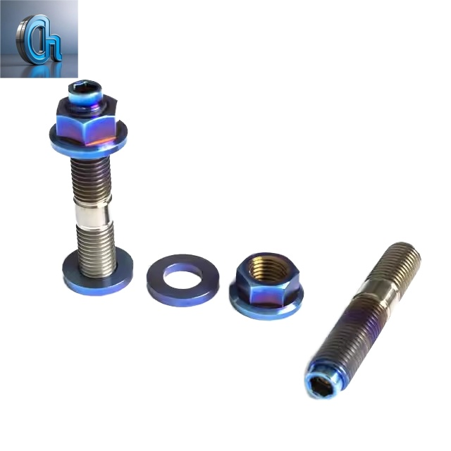 Custom Titanium Alloy Bolt Grade Durable Fastener for Aerospace, Marine &amp; Chemical Industries