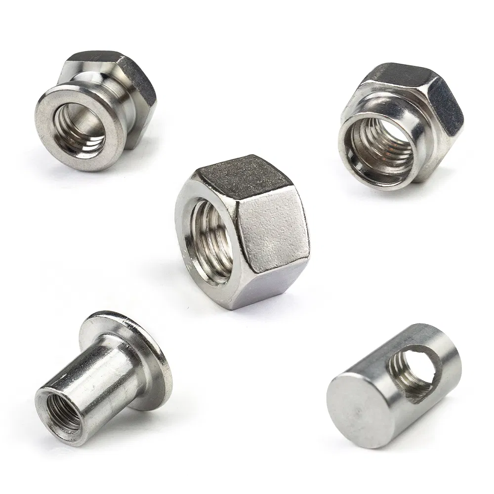 Spot Supply Cold Forging Parts M1.4-M72 Marine-Grade 316L Stainless Hexagon Nut A2 A4 SS304 DIN 934 Inox Hex Nut Fastener Hex Nut Special Nuts