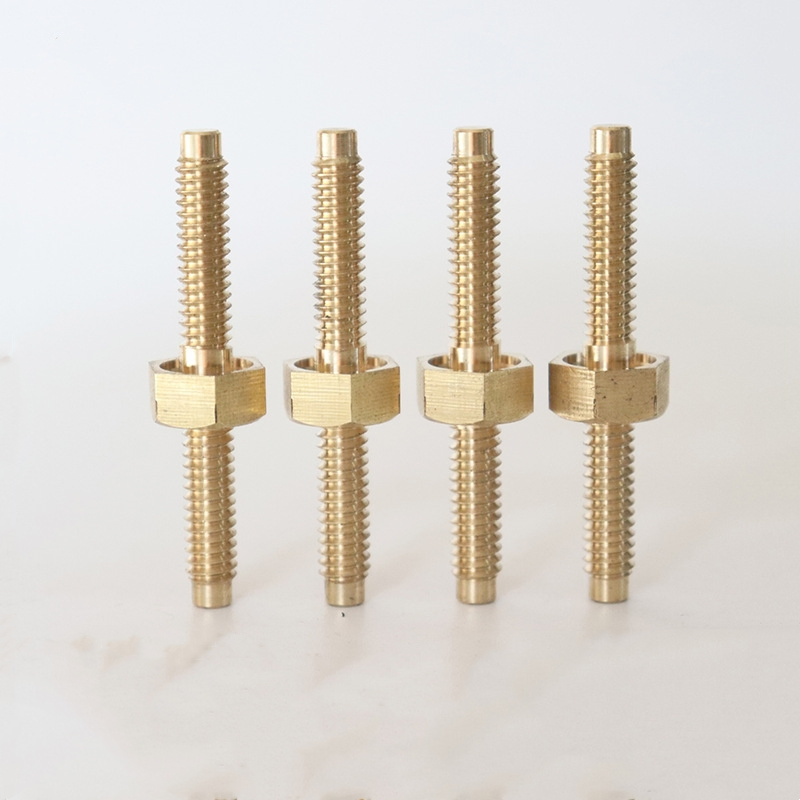 Copper Threaded Copper Double-Headed Screws Non-Standard Fasteners