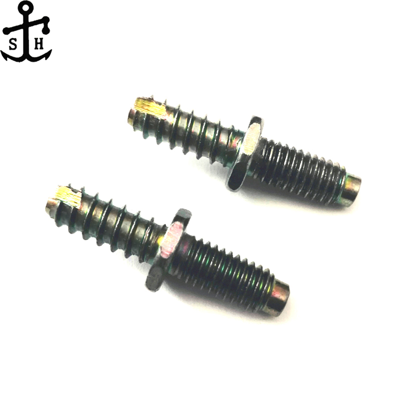 Galvanized Steel Non-Standard Double Threaded End Wood Dowel Screws Made in China