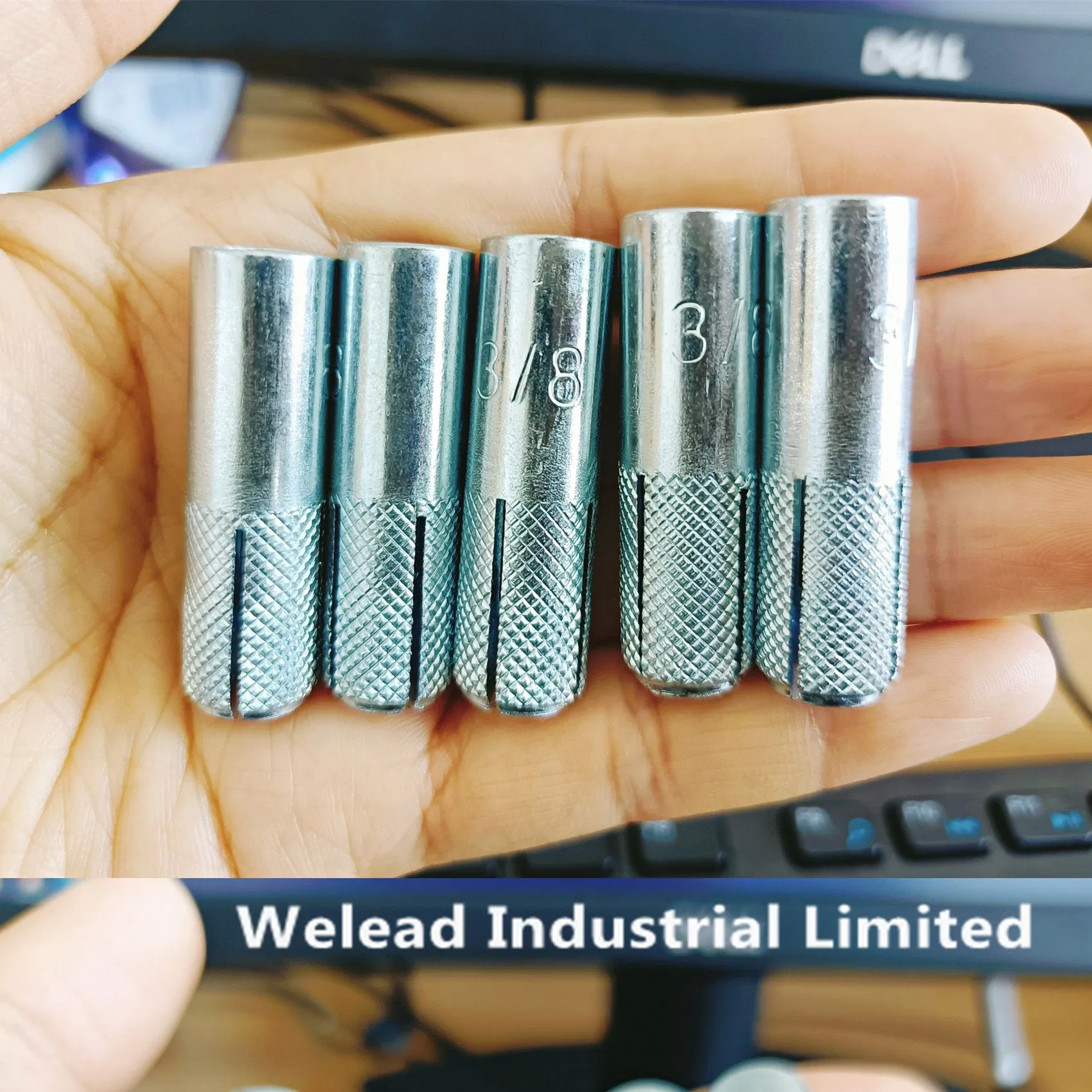 3/8" Drop in Anchor Expansion Concrete Fastener Threaded Nut Grip Anchor Mild Carbon Steel Zinc Galvanized Wholesale Exporter China Manufactory