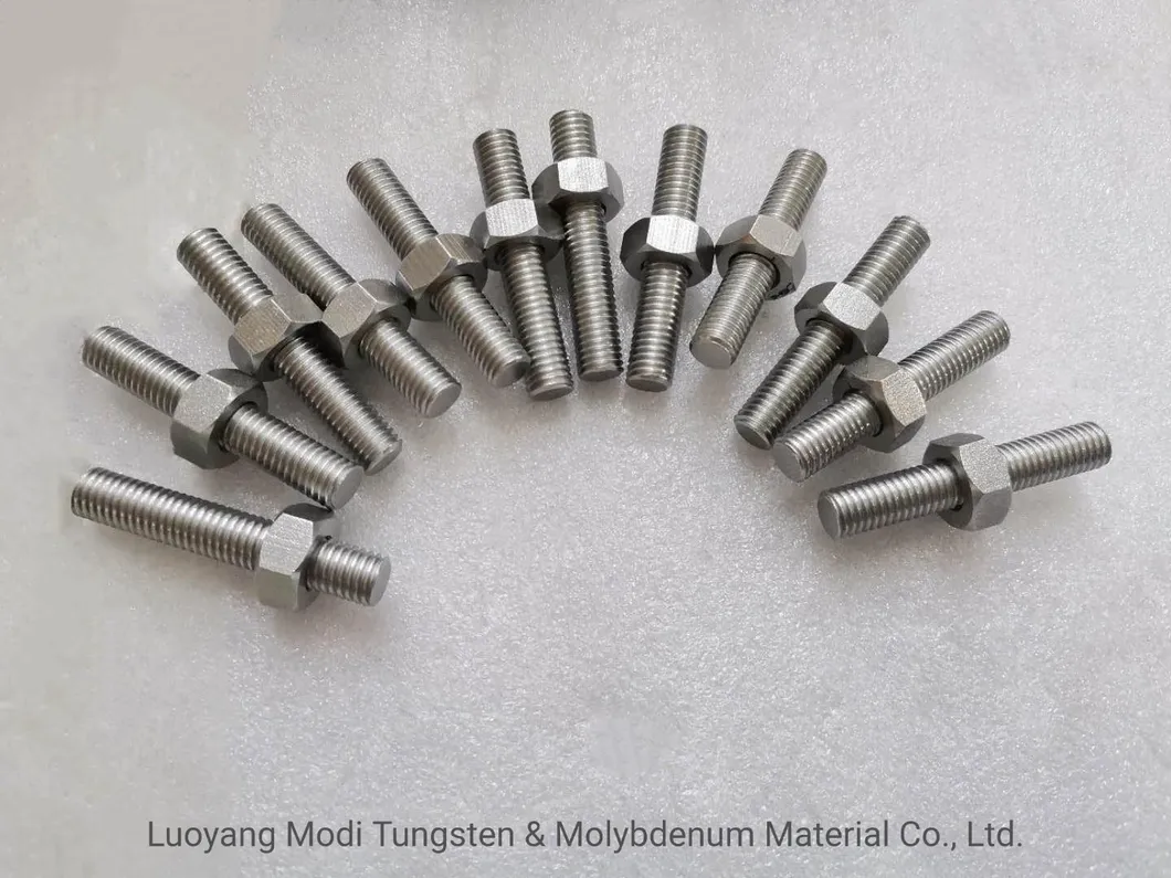 Fasteners Pure Molybdenum Threaded Rod